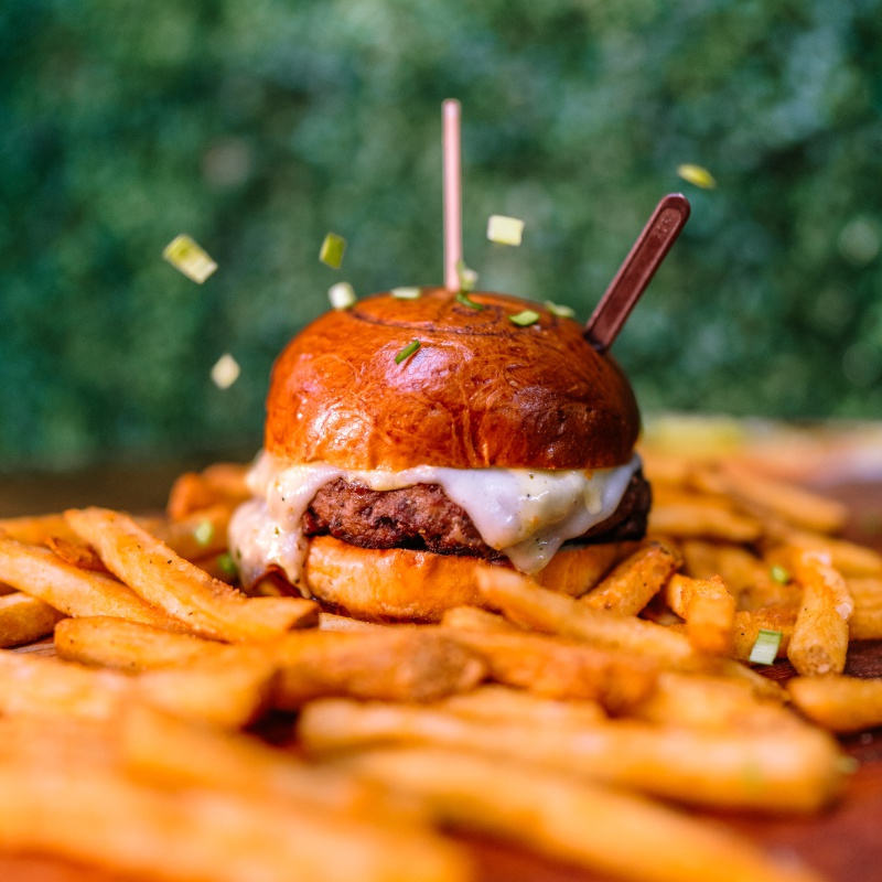 Junior Cheese Burger - Dyfres Burger - Fast Food Restaurant - Springfield - Virginia - Best Burgers